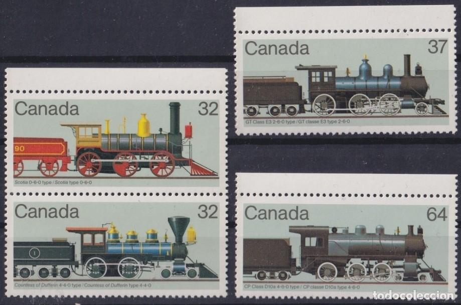 Selos: F-EX63322 CANADA MNH 1984 CHEMIS DE FER RAILWAY TRAIN LOCOMOTIVE FERROCARRIL.