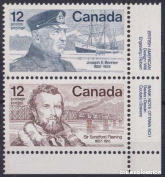 Selos: F-EX63321 CANADA MNH 1977 BERRIER &ndash; FLEMING SHIP RAILWAY TRAIN LOCOMOTIVE FERROCARRIL.