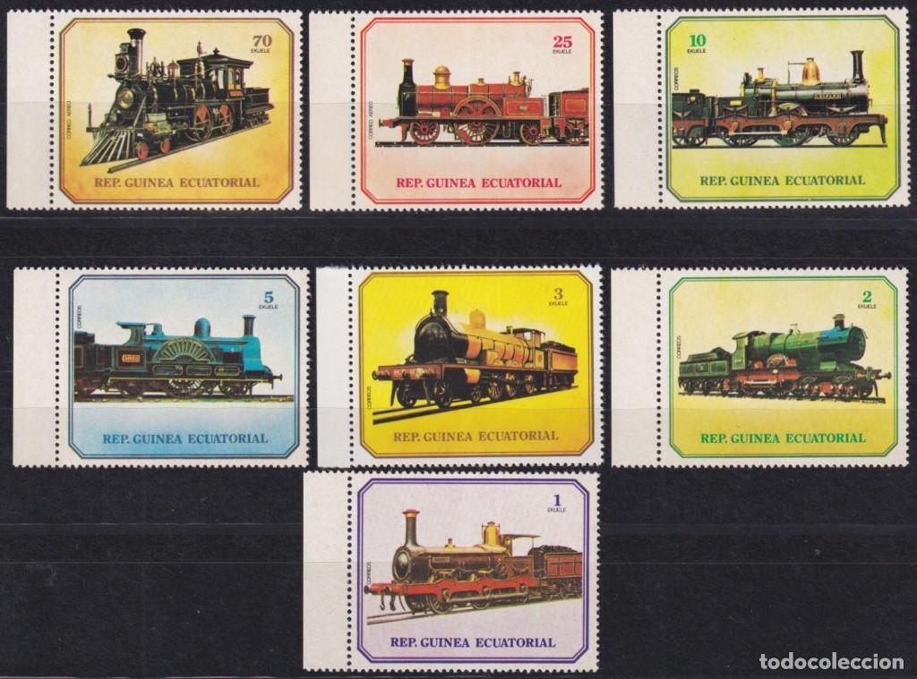 Selos: F-EX63367 GUINEA EQUATORIAL MNH 1978 RAILROAD RAILWAYS TRAIN LOCOMOTIVE.