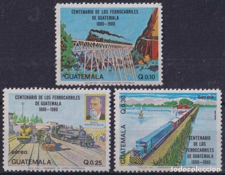 Selos: F-EX63365 GUATEMALA MNH 1983 CENT CHEMIS DE FER RAILWAY TRAIN LOCOMOTIVE FERROCARRIL.