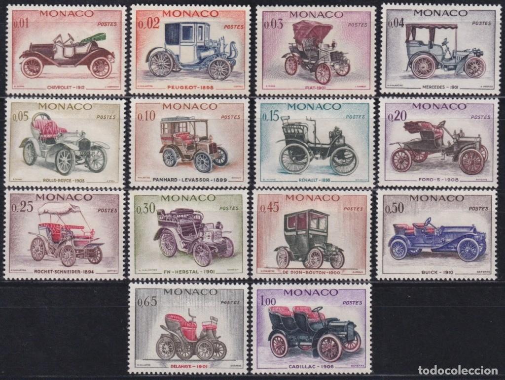 Francobolli: F-EX62893 MONACO MNH 1961 CLASSIC CAR AUTOMOVIL SET.