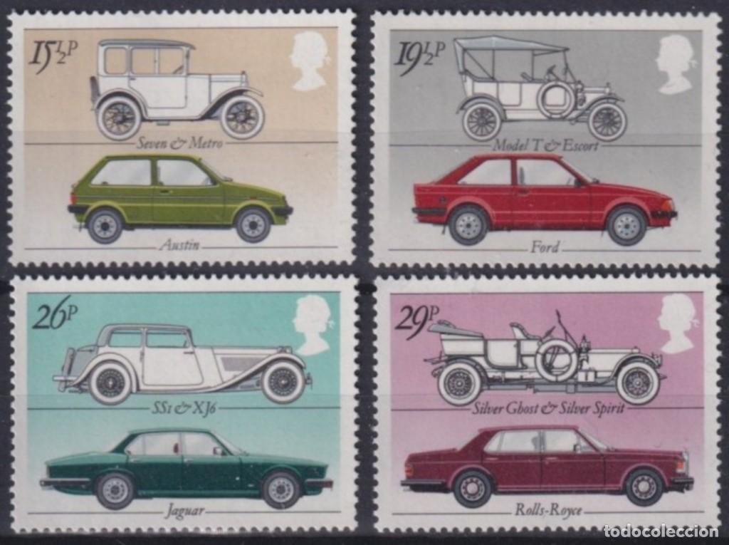 Francobolli: F-EX63498 ENGLAND UK MNH 1961 CLASSIC CAR AUTOMOVIL SET.