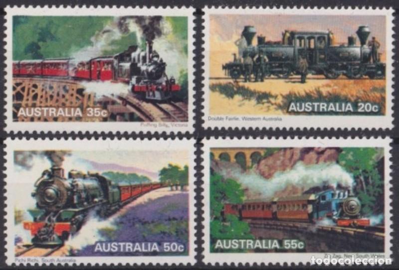 Francobolli: F-EX63314 AUSTRALIA MNH 1979 RAILROAD RAILWAYS FERROCARRIL LOCOMOTIVES.