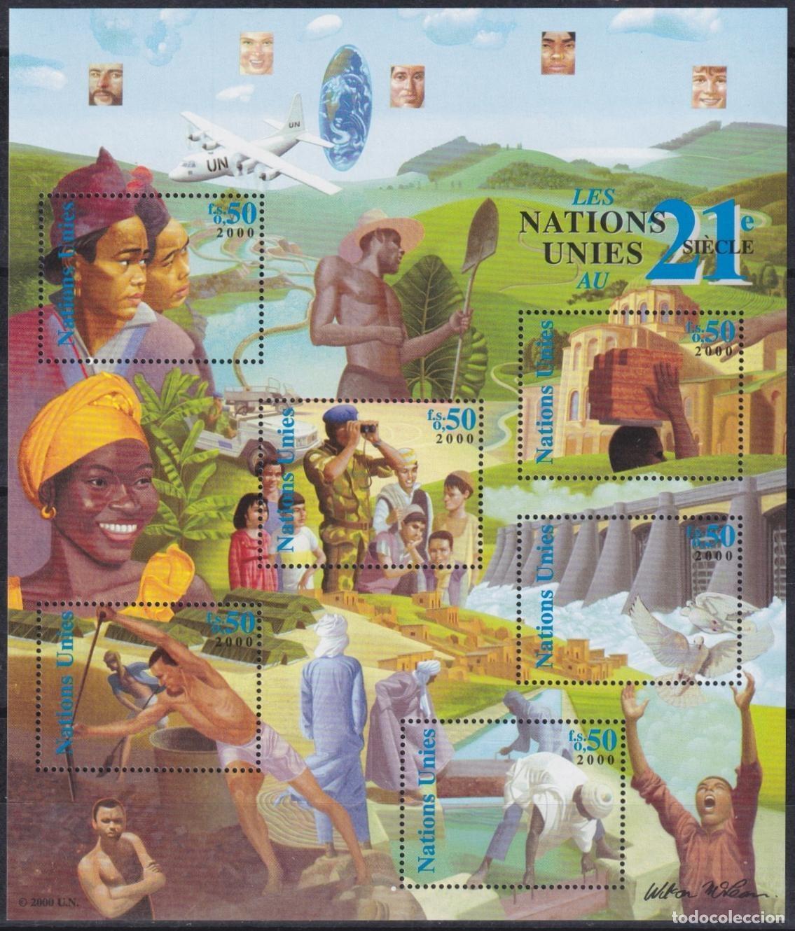 Sellos: F-EX62242 UNITED NATIONS MNH 2000 2 SHEET. - Foto 1