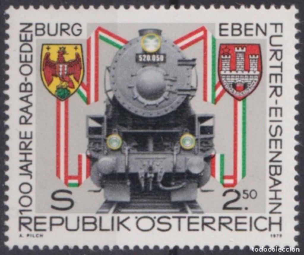 Francobolli: F-EX63308 AUSTRIA MNH 1979 CENT RAILROAD RAILWAYS FERROCARRIL LOCOMOTIVES TRAIN.