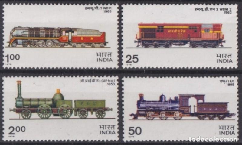 Francobolli: F-EX63371 INDIA MNH 1976 RAILWAYS TRAIN LOCOMOTIVE RAILROAD FERROCARRIL.