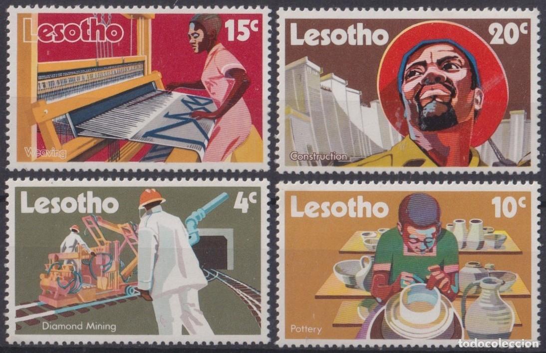 Selos: F-EX63548 LESOTHO MNH 1971 DIAMOND MINING MINERAL RAILWAYS TRAIN RAILROAD.