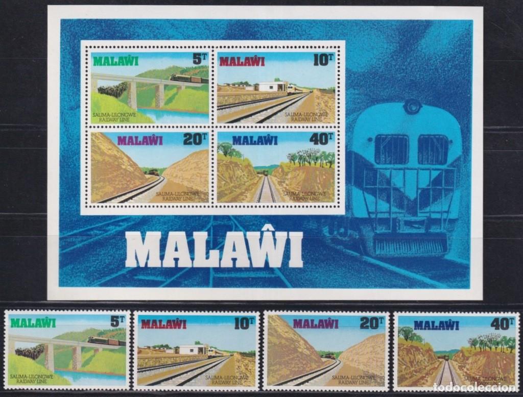 Francobolli: F-EX62870 MALAWI MNH 1979 RAILROAD TRAIN RAILWAYS LOCOMOTIVE FERROCARRIL.