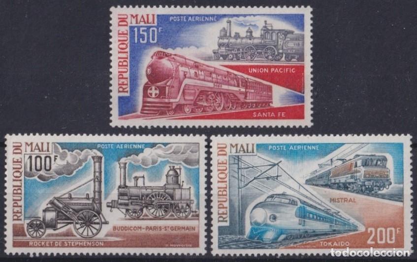 Sellos: F-EX63415 MALI MNH 1973 RAILROAD TRAIN RAILWAYS LOCOMOTIVE FERROCARRIL