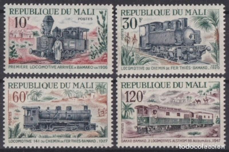 Timbres: F-EX63414 MALI MNH 1972 RAILROAD TRAIN RAILWAYS LOCOMOTIVE FERROCARRIL.