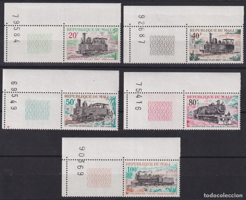 Timbres: F-EX63433 MALI MNH 1970 RAILROAD TRAIN RAILWAYS LOCOMOTIVE FERROCARRIL