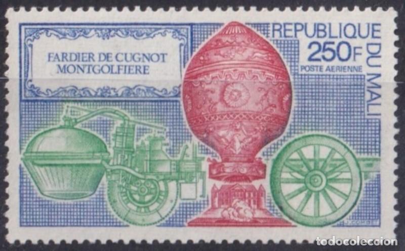 Timbres: F-EX63968 MALI MNH 1972 MONTGOLFIERE GLOBE RAILROAD TRAIN RAILWAYS LOCOMOTIVE FERROCARRIL