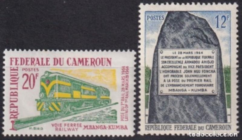 Timbres: F-EX63329 CAMEROUN MNH 1965 MBANGA &ndash; KUMBA RAILROAD TRAIN FERROCARRIL.