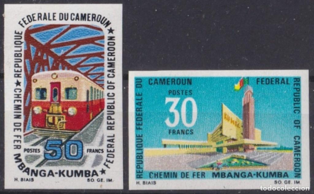 Timbres: F-EX63232 CAMEROUN MNH 1969 IMPERF MBANGA &ndash; KUMBA RAILROAD TRAIN FERROCARRIL.