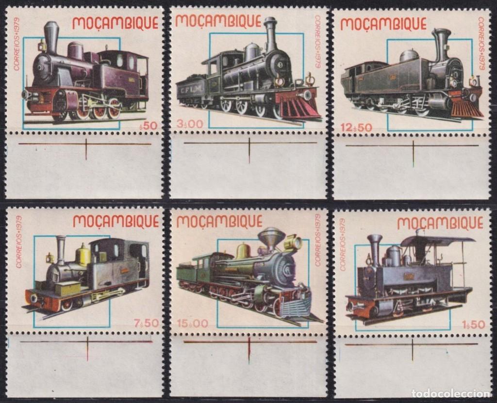 Timbres: F-EX63427 MOZAMBIQUE MNH 1979 RAILROAD TRAIN RAILWAYS LOCOMOTIVE FERROCARRIL