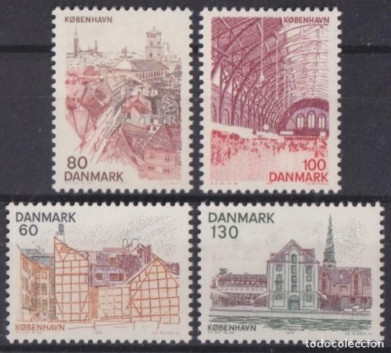 Timbres: F-EX63280 DANMARK DENMANRK MNH 1976 ARCHITECTURE RAILROAD STATION RAILWAYS TRAIN.