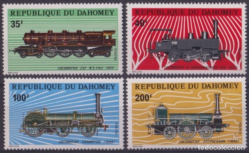 Timbres: F-EX63344 YVORY COAST MNH 1974 RAILROAD RAILWAYS FERROCARRIL TRAIN LOCOMOTIVE.