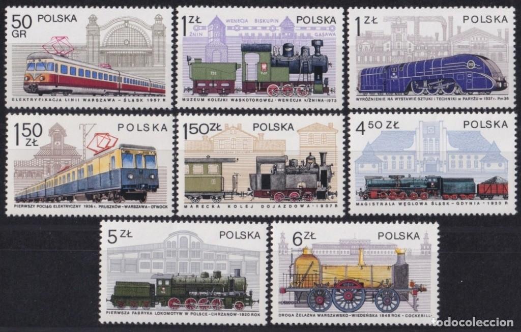 Timbres: F-EX63985 POLAND MNH 1977 RAILROAD TRAIN RAILWAYS LOCOMOTIVE FERROCARRIL.