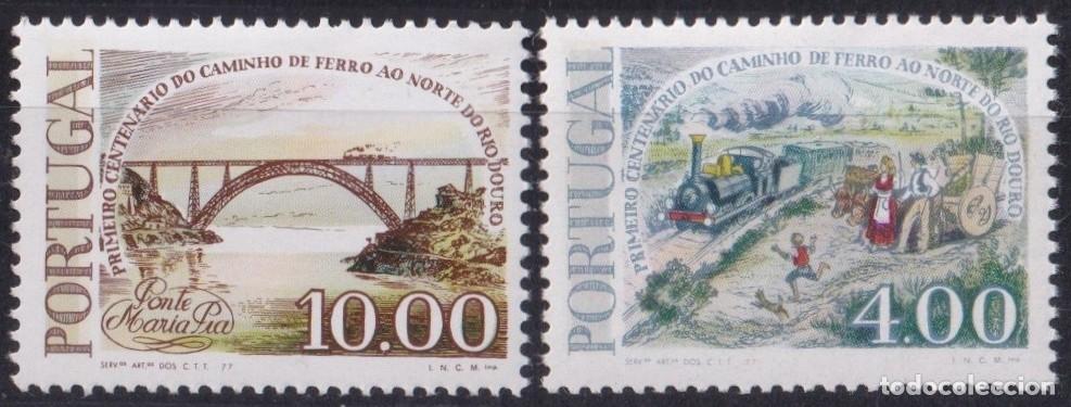 Timbres: F-EX63980 PORTUGAL MNH 1977 CENT RAILROAD TRAIN RAILWAYS LOCOMOTIVE FERROCARRIL.
