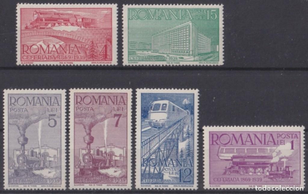 Sellos: F-EX63996 RUMANIA MNH 1939 RAILROAD TRAIN RAILWAYS LOCOMOTIVE FERROCARRIL.
