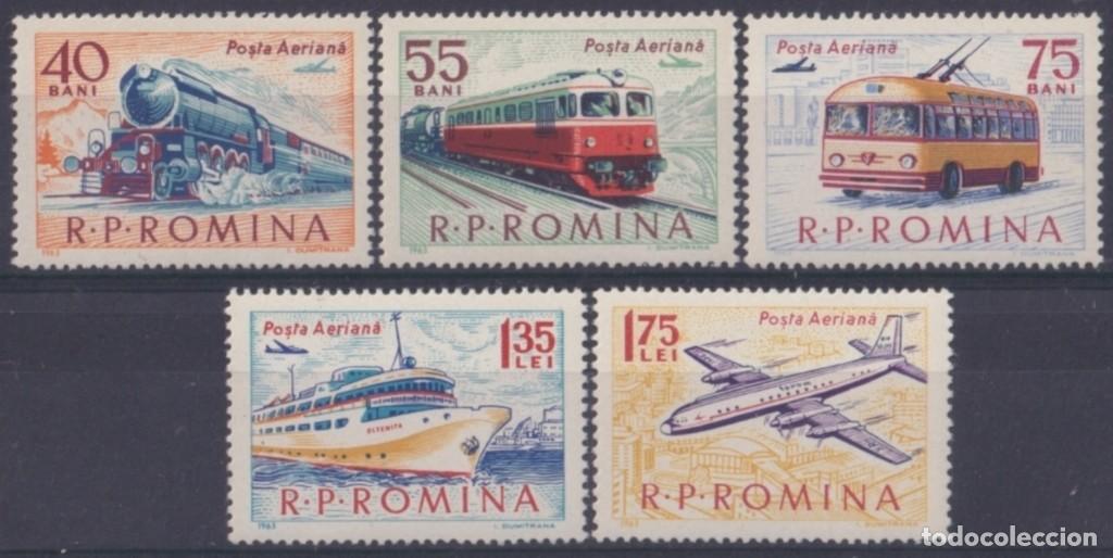Timbres: F-EX63987 RUMANIA MNH 1963 RAILROAD TRAIN RAILWAYS LOCOMOTIVE FERROCARRIL.