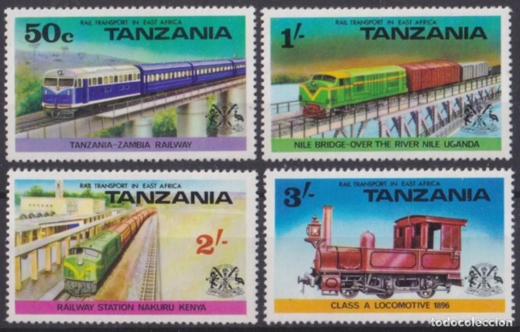 Timbres: F-EX64040 TANZANIA MNH 1976 RAILROAD LOCOMOTIVE RAILROAD TRAIN FERROCARRIL.