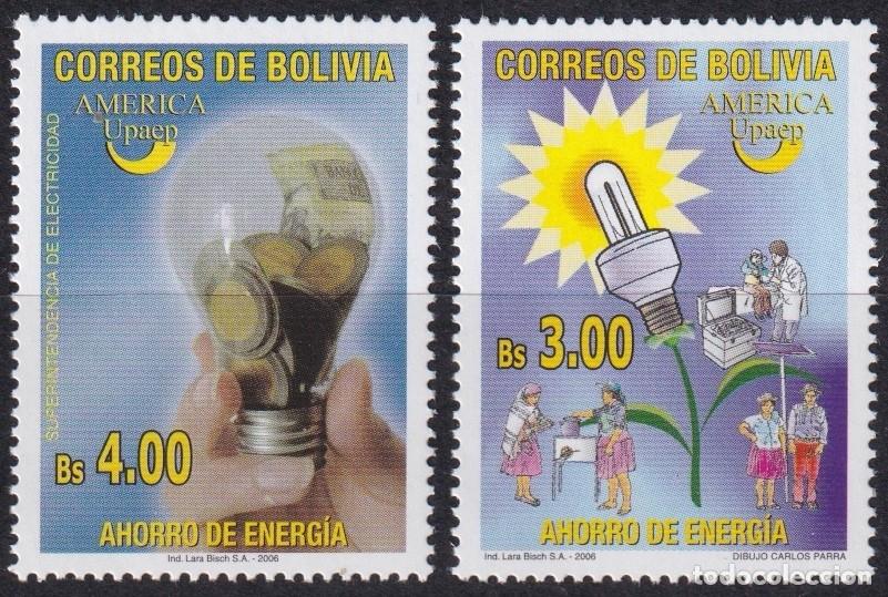 Timbres: F-EX66471 BOLIVIA MNH 2006 UPAEP ENERGY SAVING ELECTRICITY.