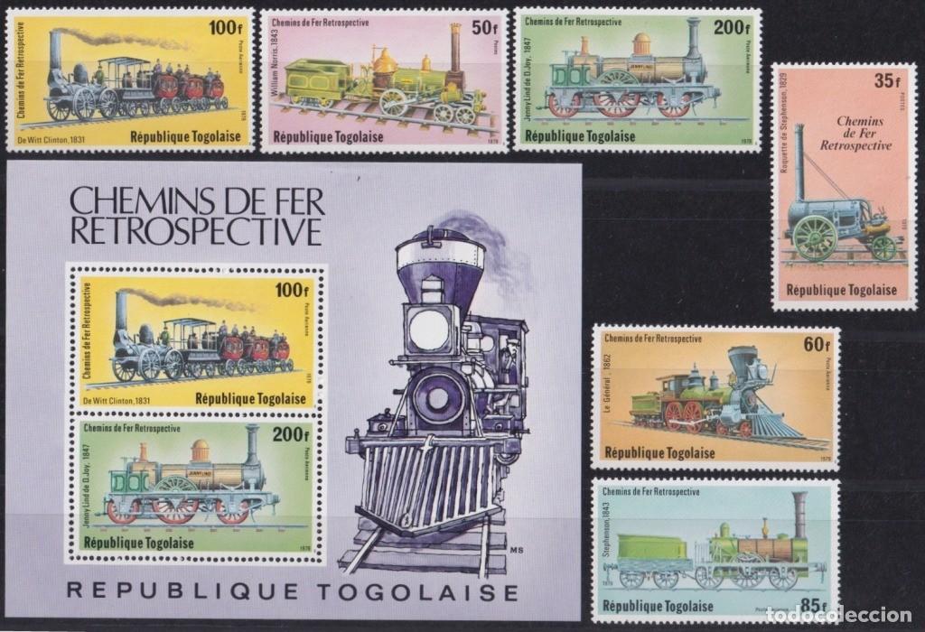 Timbres: F-EX63760 TOGO MNH 1979 RAILROAD FERROCARRIL CHEMIS DE FER LOCOMOTIVE.