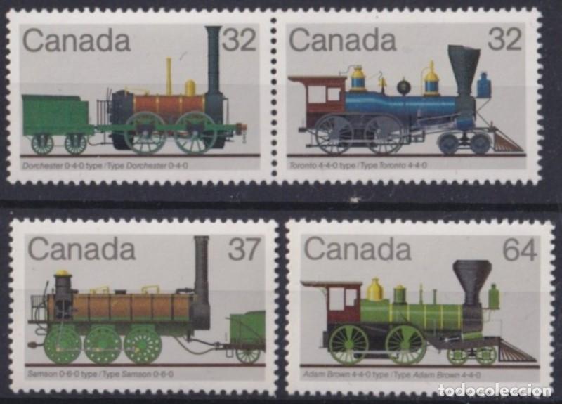 Selos: F-EX63320 CANADA MNH 1984 CHEMIS DE FER RAILWAY TRAIN LOCOMOTIVE FERROCARRIL.