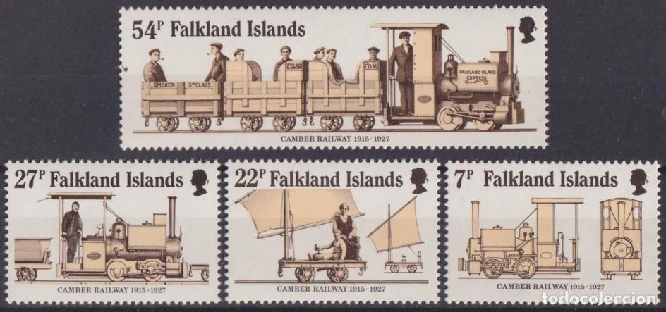 Selos: F-EX63352 FALKLAND IS MNH 1985 CHEMIS DE FER RAILWAY TRAIN LOCOMOTIVE FERROCARRIL.