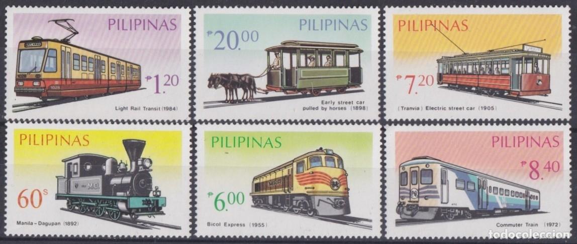 Selos: F-EX63354 PHILIPPINES MNH 1984 CHEMIS DE FER RAILWAY TRAIN LOCOMOTIVE FERROCARRIL.