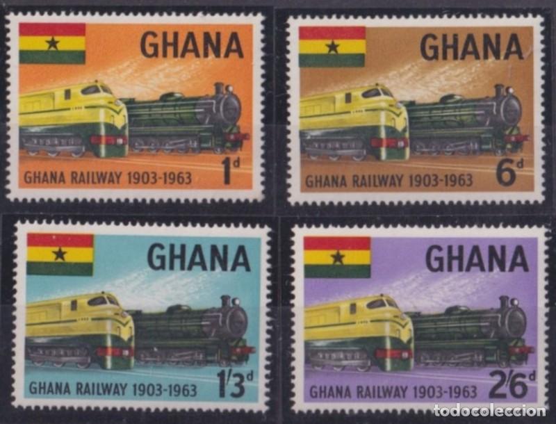 Selos: F-EX63826 GHANA MNH 1978 CHEMIS DE FER RAILWAY TRAIN LOCOMOTIVE FERROCARRIL.