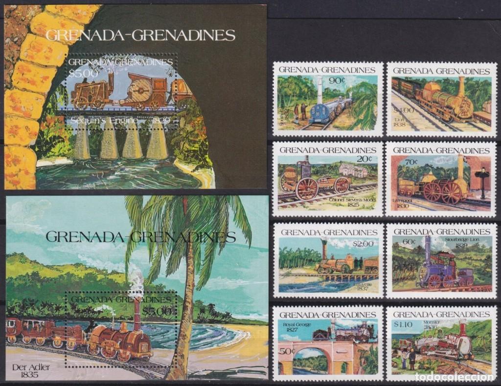 Selos: F-EX62865 GRENADA & GRENADINES MNH 1984 CHEMIS DE FER RAILWAY TRAIN LOCOMOTIVE FERROCARRIL.