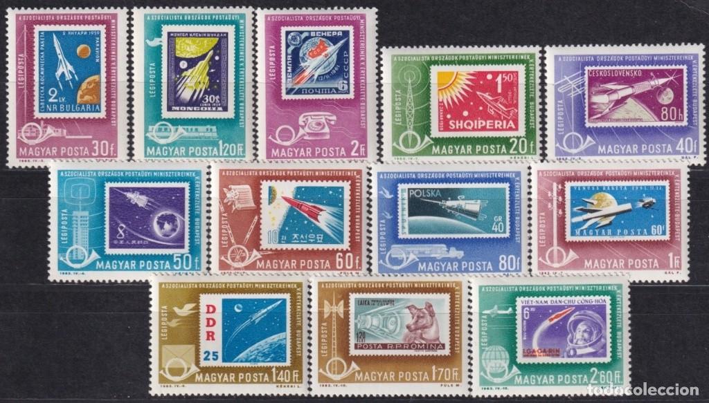 Timbres: F-EX62766 HUNGARY MNH 1963 CONMMUNICATION CONFERENCE SPACE EXPLORATION.