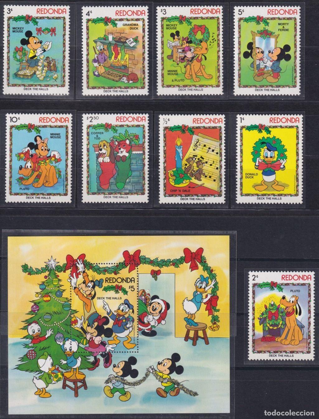 Timbres: F-EX62826 TURKS & CAICOS MNH 1983 CHRISTMAS WALT DISNEY MICKEY MOUSE DONALD DUCK PLUTO GOOFY.
