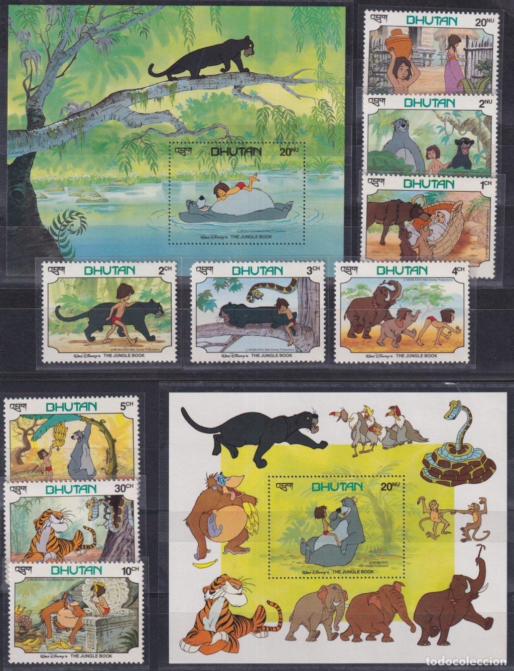 Briefmarken: F-EX62787 ANGUILLA MNH 1981 WALT DISNEY THE JUNGLE BOOK BALOO.