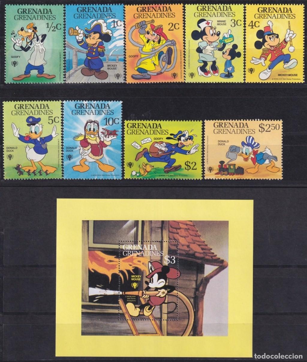 Briefmarken: F-EX62805 GRENADA & GRENADINES MNH 1979 CHRISTMAS WALT DISNEY DONALD DUCK MICKEY MOUSE PLUTO.