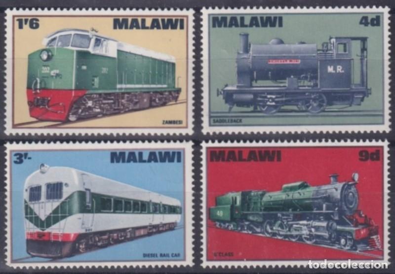 Timbres: F-EX63412 MALAWI MNH 1968 ELECTRIC RAILROAD TRAIN RAILWAYS LOCOMOTIVE FERROCARRIL