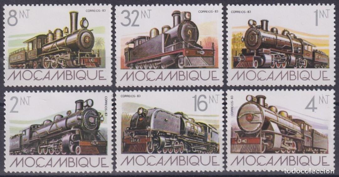Stamps: F-EX63426 MOZAMBIQUE MNH 1983 RAILROAD TRAIN RAILWAYS LOCOMOTIVE FERROCARRIL
