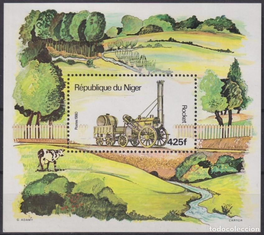 Selos: F-EX63155 NIGER MNH 1980 RAILROAD TRAIN RAILWAYS LOCOMOTIVE FERROCARRIL.