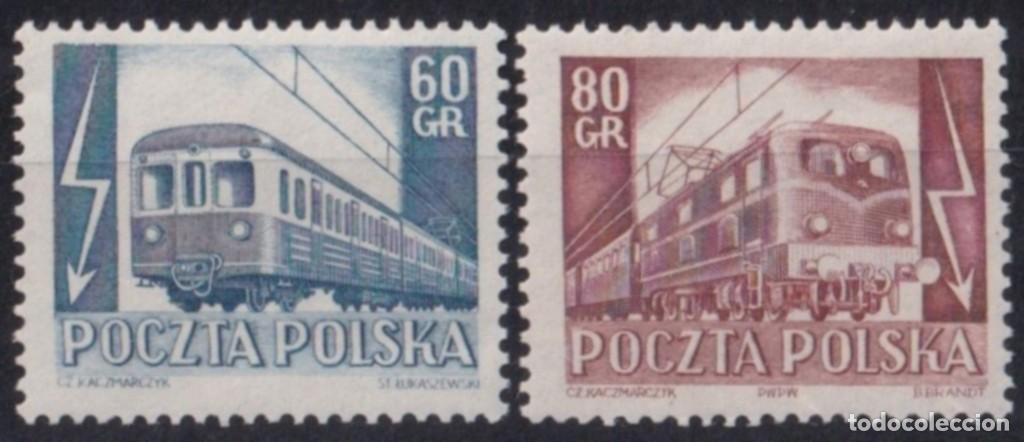 Briefmarken: F-EX63983 POLAND MNH 1952 RAILROAD TRAIN RAILWAYS LOCOMOTIVE FERROCARRIL.