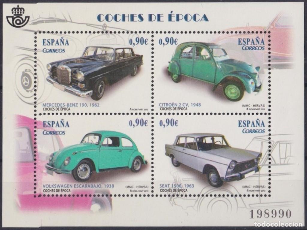 Briefmarken: F-EX66644 ESPA&Ntilde;A SPAIN MNH 2013 AUTO OLD CARS SEAT 1500 MERCEDES BENZ CITROEN VW.