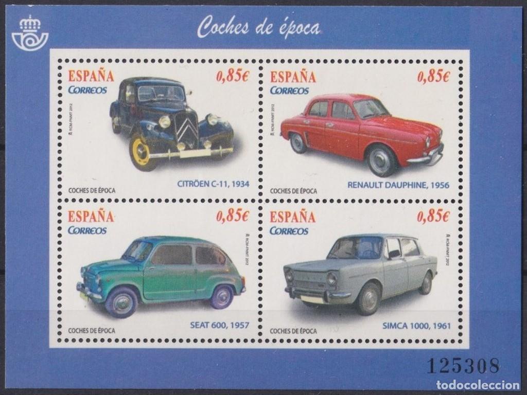 Briefmarken: F-EX66641 ESPA&Ntilde;A SPAIN MNH 2011 AUTO OLD CARS SEAT 600 RENAULT CITROEN SIMCA.