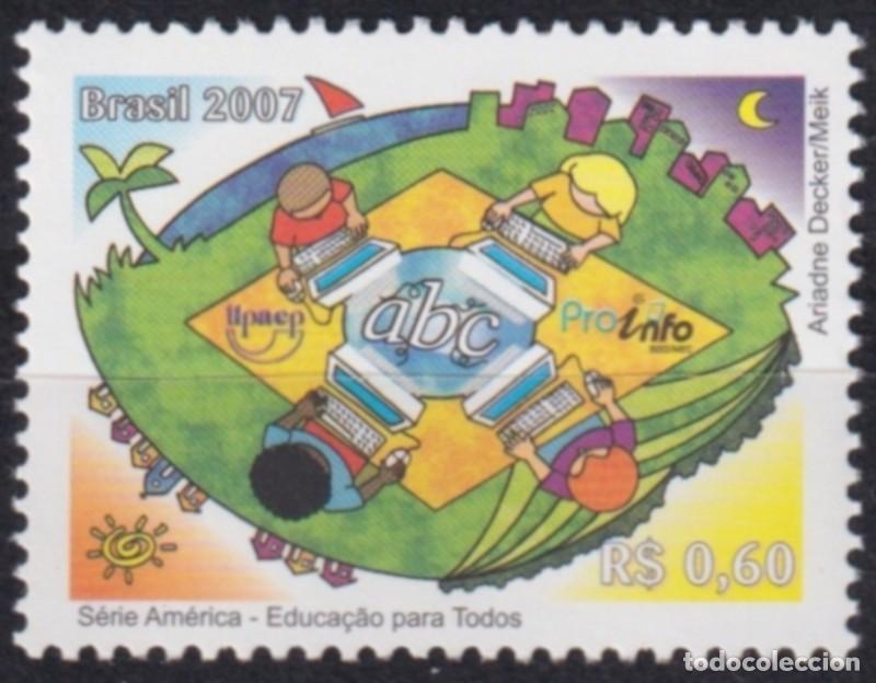 Briefmarken: F-EX66480 BRAZIL MNH 2007 UPAEP EDUCATION FOR ALL CHILDREN DRAWING.