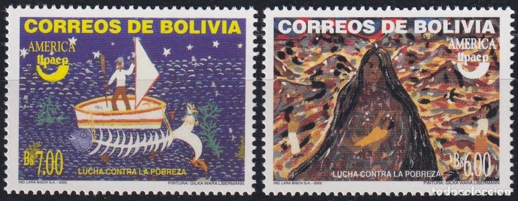 Briefmarken: F-EX66459 BOLIVIA MNH 2005 EPAEP FIGHT AGAINST POVERTY CHILDREN DRAWING.