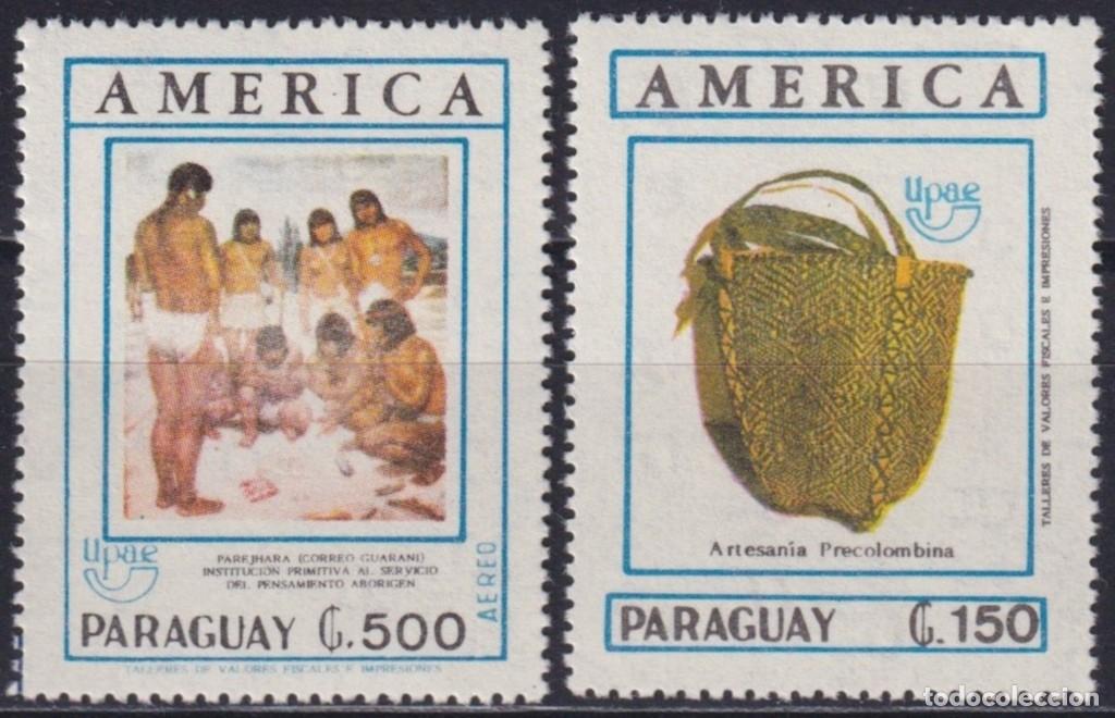 Sellos: F-EX62911 PARAGUAY MNH 1989 AMERICA UPAEP DISCOVERY COSTUMES ARTESANIA.