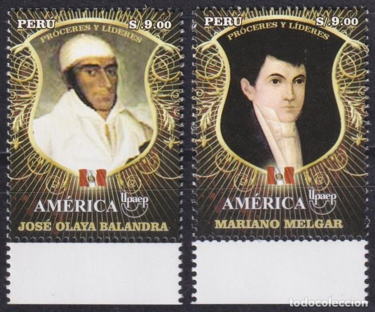 Sellos: F-EX66451 PERU MNH 2014 UPAEP GREAT LEADERS.