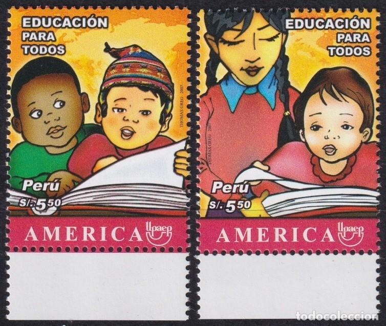 Sellos: F-EX66472 PERU MNH 2007 UPAEP EDUCATION FOR ALL.