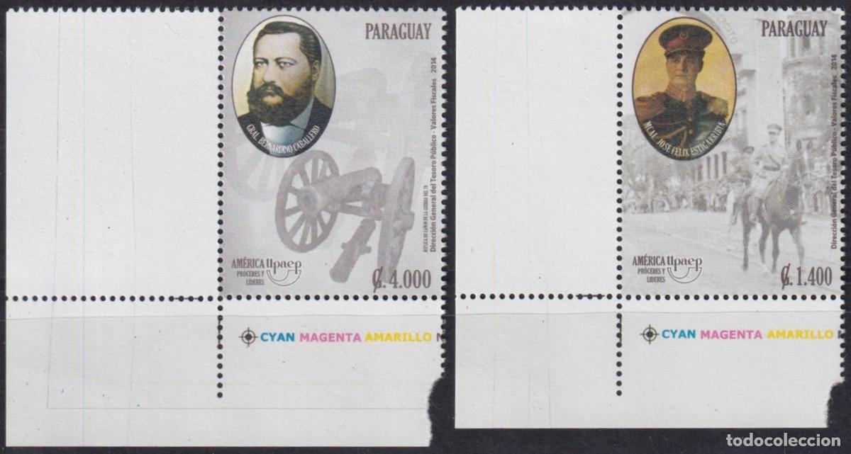 Sellos: F-EX66450 PARAGUAY MNH 2014 UPAEP GREAT LEADERS.
