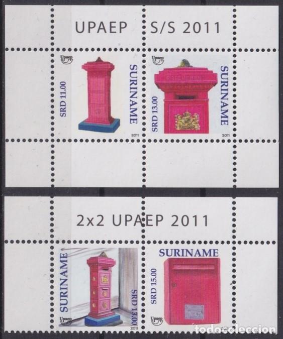 Sellos: F-EX65788 SURINAME MNH 2011 UPAEP MAILBOXES BUZONES.
